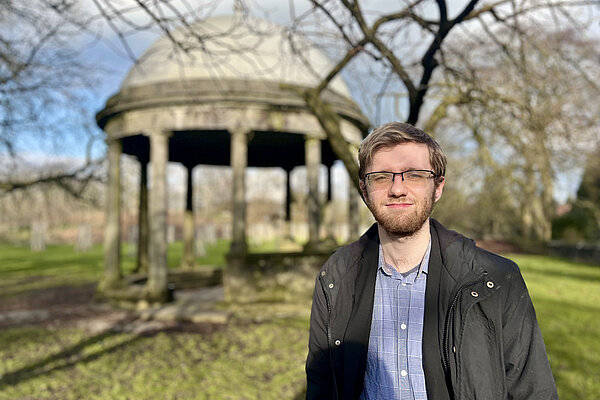 Andrew Timothy stood on the Stray